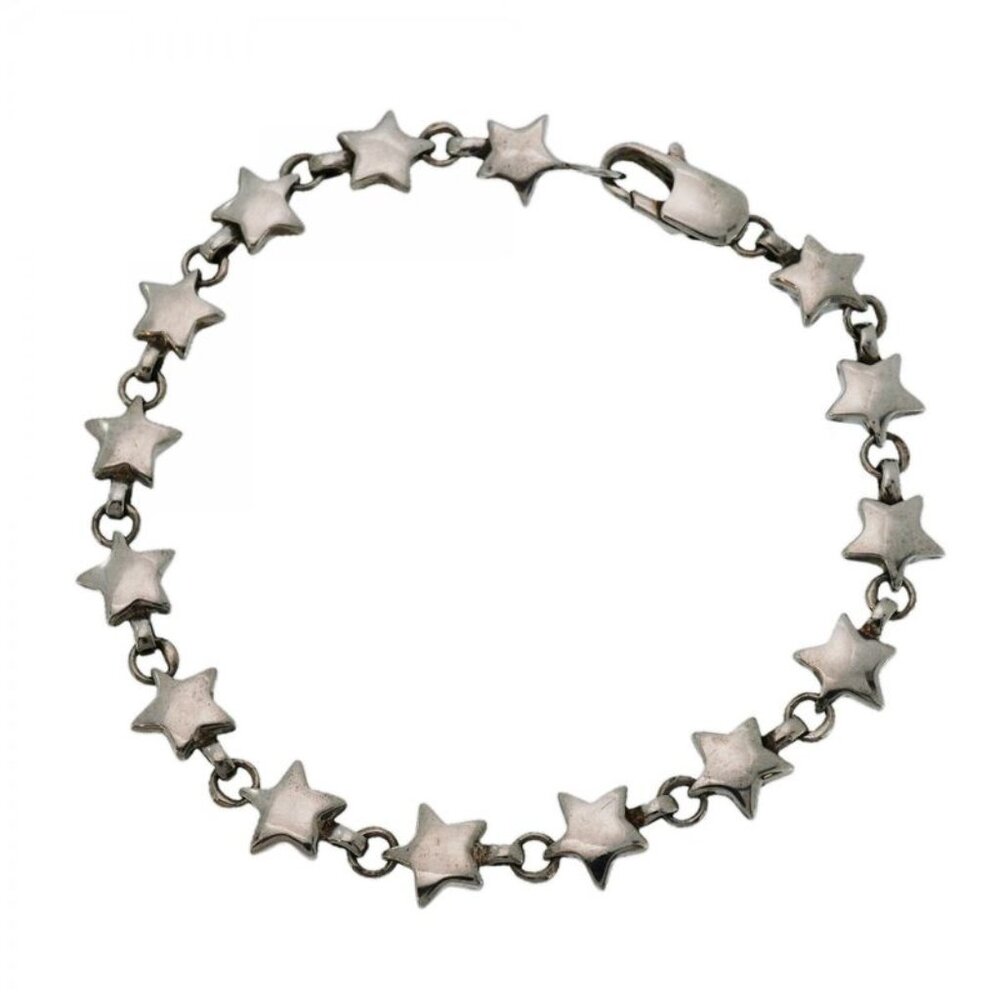 Tiffany & Co Bracelet Puff Star Vintage Sterling Silver